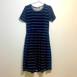 LulalRoe Amelia Dress L